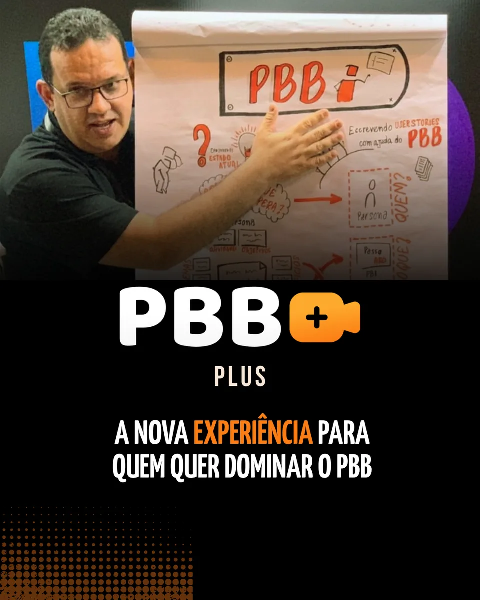Capa do PBB Plus, produto digital da Produxe sobre Product Backlog Building